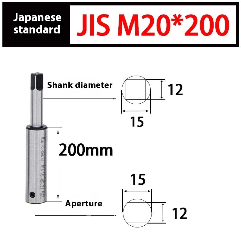 2090-Tapping extension rod Tapping extension rod Tapping extension rod Tapping national standard Japanese standard M3 M4M5M68 adapter deep hole tapping Shandong Denso Pricision Tools Co.,Ltd.